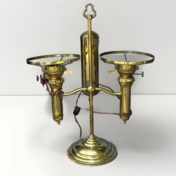 England Other - Vintage Brass Double Candle Holder